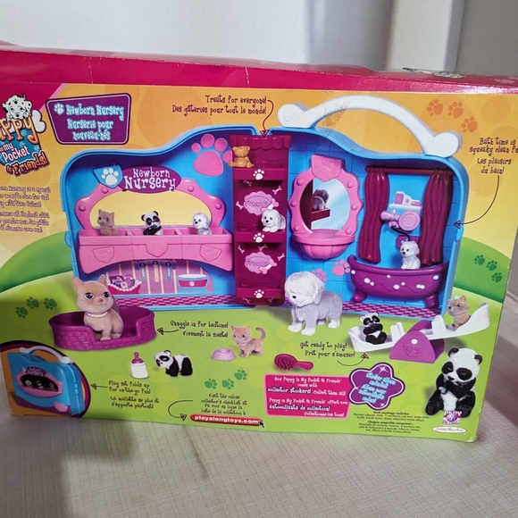 Puppy In My Pocket newborn nursery with pets and accessories complete 2005-08 - Picture 6 of 10